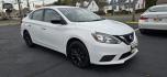 2018 White /Black Nissan Sentra S CVT (3N1AB7AP0JY) with an 1.8L L4 SFI DOHC 16V engine, CVT transmission, located at 1010 N White Horse Pike, Stratford, NJ, 08084, (856) 262-9500, 39.838921, -75.011497 - Photo#1