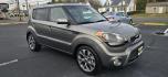 2013 Gray /Black & Tan Leather Kia Soul ! (KNDJT2A67D7) with an 2.0L L4 DOHC 16V engine, AUTOMATIC transmission, located at 1010 N White Horse Pike, Stratford, NJ, 08084, (856) 262-9500, 39.838921, -75.011497 - Photo#1