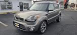2013 Gray /Black & Tan Leather Kia Soul ! (KNDJT2A67D7) with an 2.0L L4 DOHC 16V engine, AUTOMATIC transmission, located at 1010 N White Horse Pike, Stratford, NJ, 08084, (856) 262-9500, 39.838921, -75.011497 - Photo#0