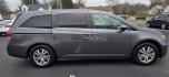 2015 Gray /Silver Honda Odyssey EX-L (5FNRL5H64FB) with an 3.5L V6 SOHC 24V engine, 6-Speed Automatic transmission, located at 1010 N White Horse Pike, Stratford, NJ, 08084, (856) 262-9500, 39.838921, -75.011497 - Photo#4
