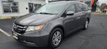 2015 Gray /Silver Honda Odyssey EX-L (5FNRL5H64FB) with an 3.5L V6 SOHC 24V engine, 6-Speed Automatic transmission, located at 1010 N White Horse Pike, Stratford, NJ, 08084, (856) 262-9500, 39.838921, -75.011497 - Photo#0