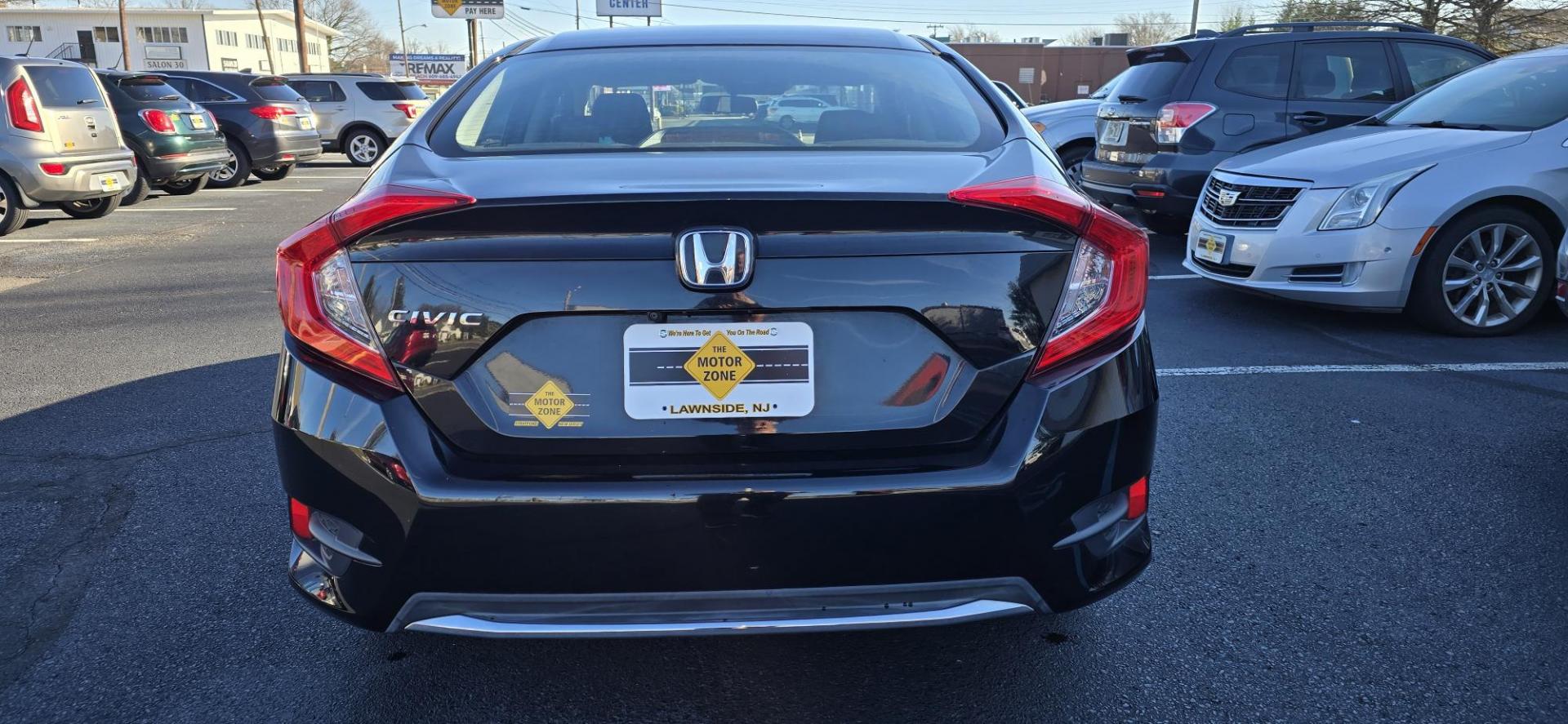 2019 Black /Black Honda Civic LX Honda Sensing Sedan CVT (2HGFC2F64KH) with an 2.0L L4 DOHC 16V engine, CVT transmission, located at 1010 N White Horse Pike, Stratford, NJ, 08084, (856) 262-9500, 39.838921, -75.011497 - Photo#3