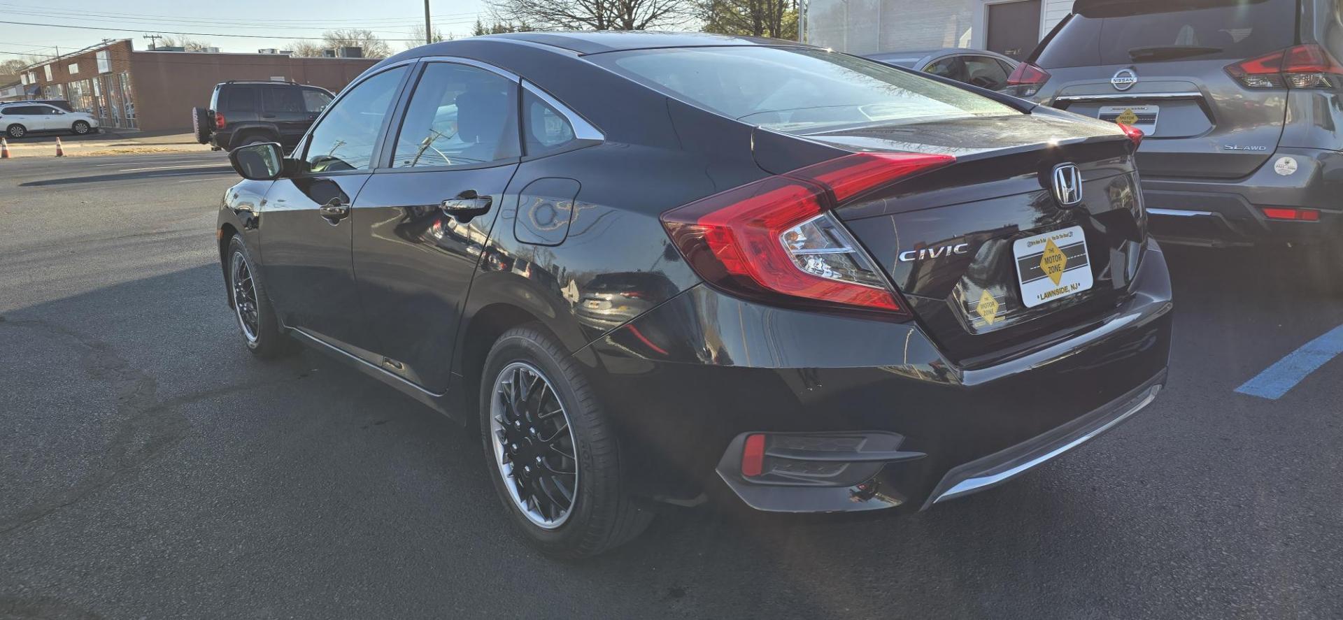 2019 Black /Black Honda Civic LX Honda Sensing Sedan CVT (2HGFC2F64KH) with an 2.0L L4 DOHC 16V engine, CVT transmission, located at 1010 N White Horse Pike, Stratford, NJ, 08084, (856) 262-9500, 39.838921, -75.011497 - Photo#5