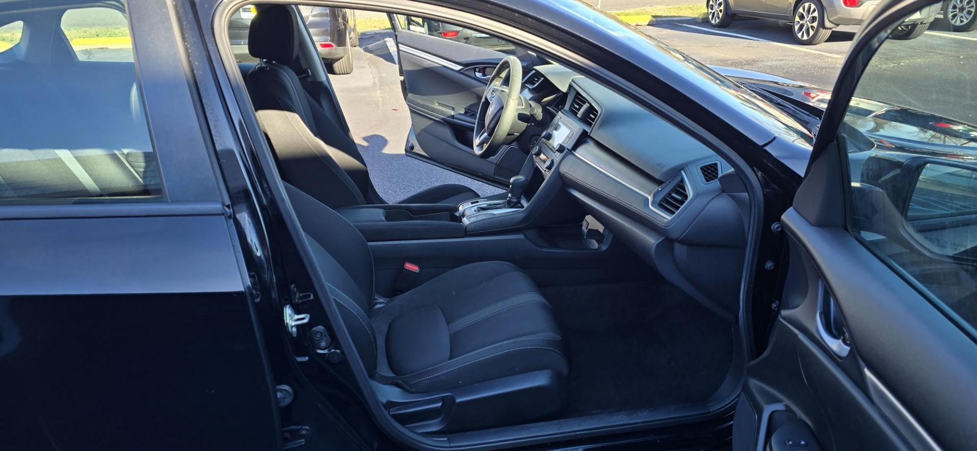 2019 Black /Black Honda Civic LX Honda Sensing Sedan CVT (2HGFC2F64KH) with an 2.0L L4 DOHC 16V engine, CVT transmission, located at 1010 N White Horse Pike, Stratford, NJ, 08084, (856) 262-9500, 39.838921, -75.011497 - Photo#8