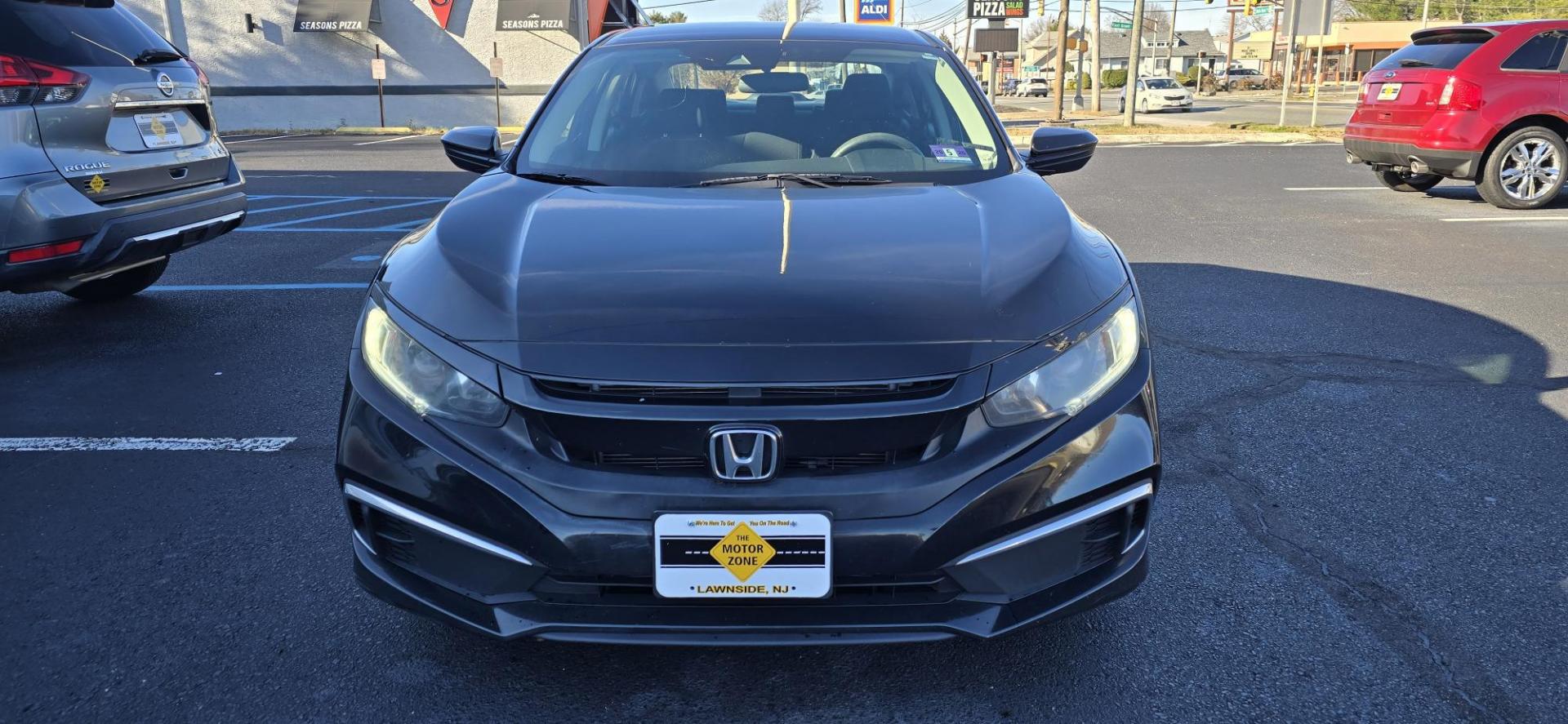 2019 Black /Black Honda Civic LX Honda Sensing Sedan CVT (2HGFC2F64KH) with an 2.0L L4 DOHC 16V engine, CVT transmission, located at 1010 N White Horse Pike, Stratford, NJ, 08084, (856) 262-9500, 39.838921, -75.011497 - Photo#2