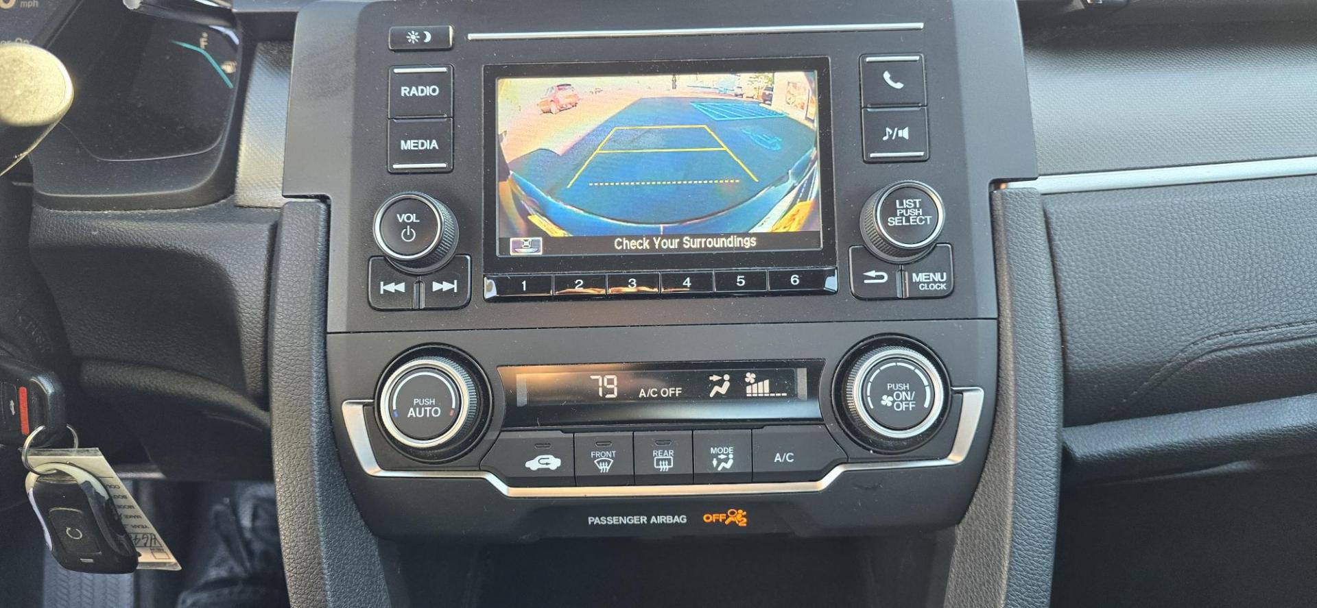 2019 Black /Black Honda Civic LX Honda Sensing Sedan CVT (2HGFC2F64KH) with an 2.0L L4 DOHC 16V engine, CVT transmission, located at 1010 N White Horse Pike, Stratford, NJ, 08084, (856) 262-9500, 39.838921, -75.011497 - Photo#11