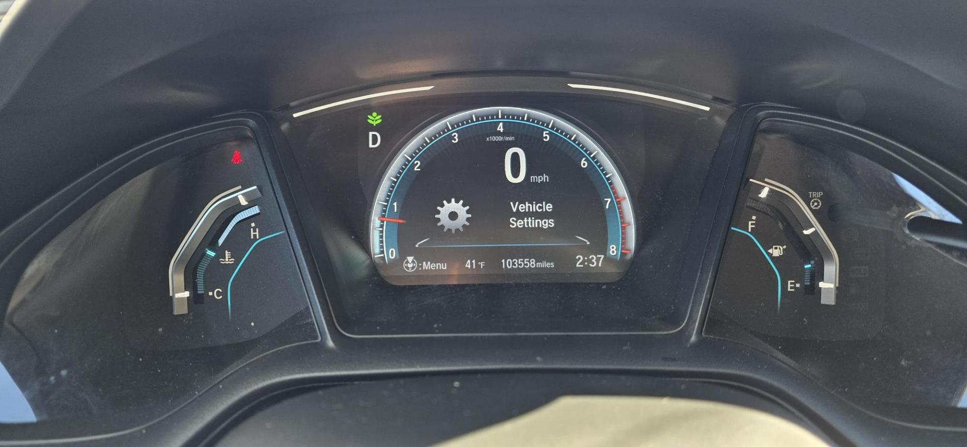 2019 Black /Black Honda Civic LX Honda Sensing Sedan CVT (2HGFC2F64KH) with an 2.0L L4 DOHC 16V engine, CVT transmission, located at 1010 N White Horse Pike, Stratford, NJ, 08084, (856) 262-9500, 39.838921, -75.011497 - Photo#10