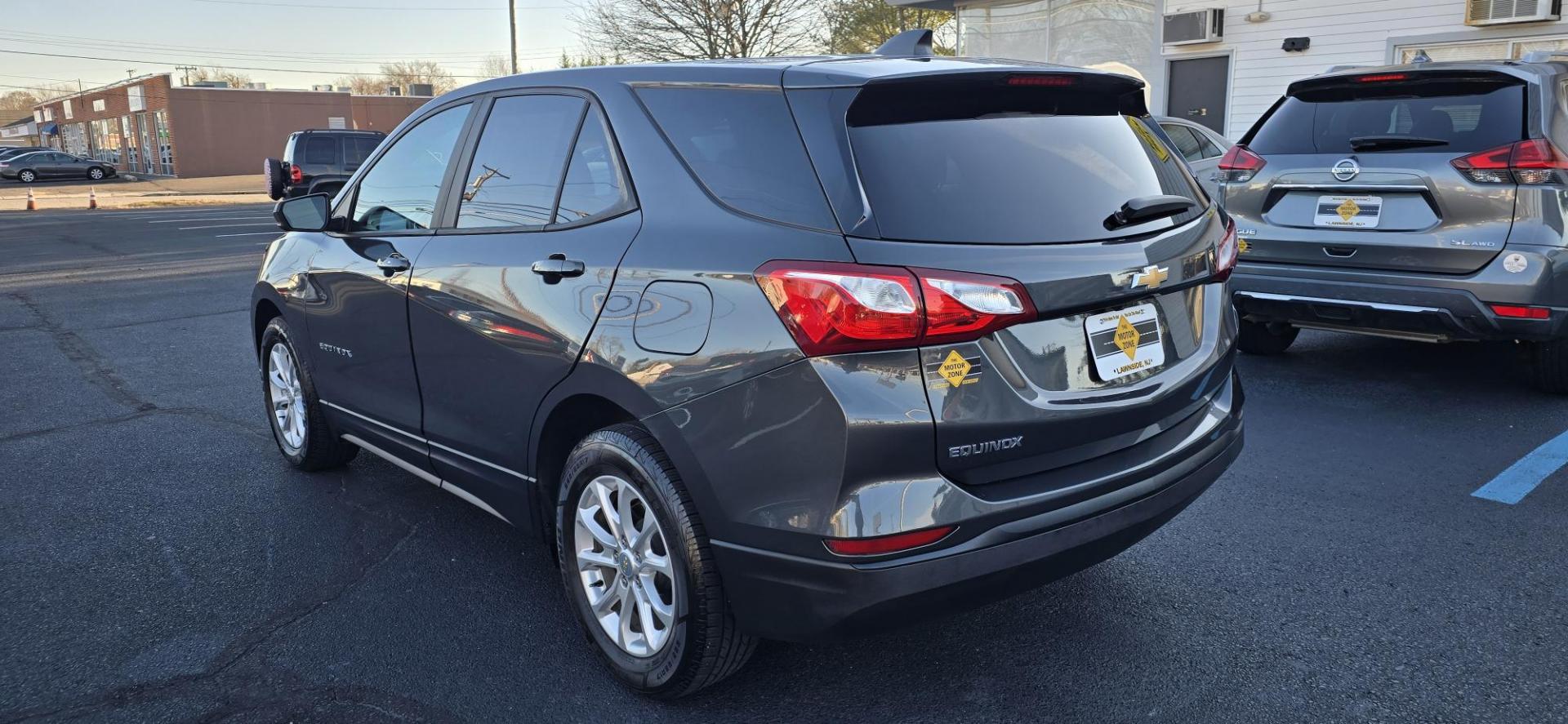 2020 Charocoal /Black Chevrolet Equinox LS 2WD (2GNAXHEV5L6) with an 1.5L L4 DIR DOHC 16V TURBO engine, 6A transmission, located at 1010 N White Horse Pike, Stratford, NJ, 08084, (856) 262-9500, 39.838921, -75.011497 - Photo#3