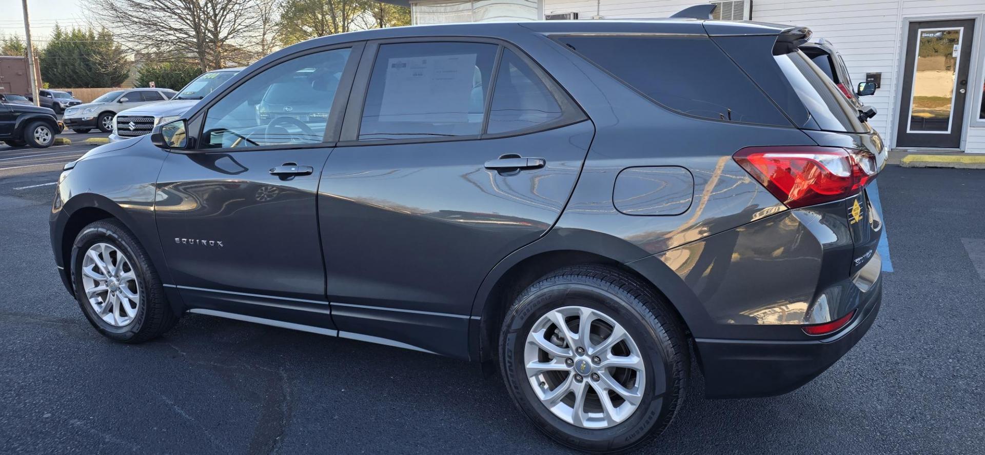 2020 Charocoal /Black Chevrolet Equinox LS 2WD (2GNAXHEV5L6) with an 1.5L L4 DIR DOHC 16V TURBO engine, 6A transmission, located at 1010 N White Horse Pike, Stratford, NJ, 08084, (856) 262-9500, 39.838921, -75.011497 - Photo#4