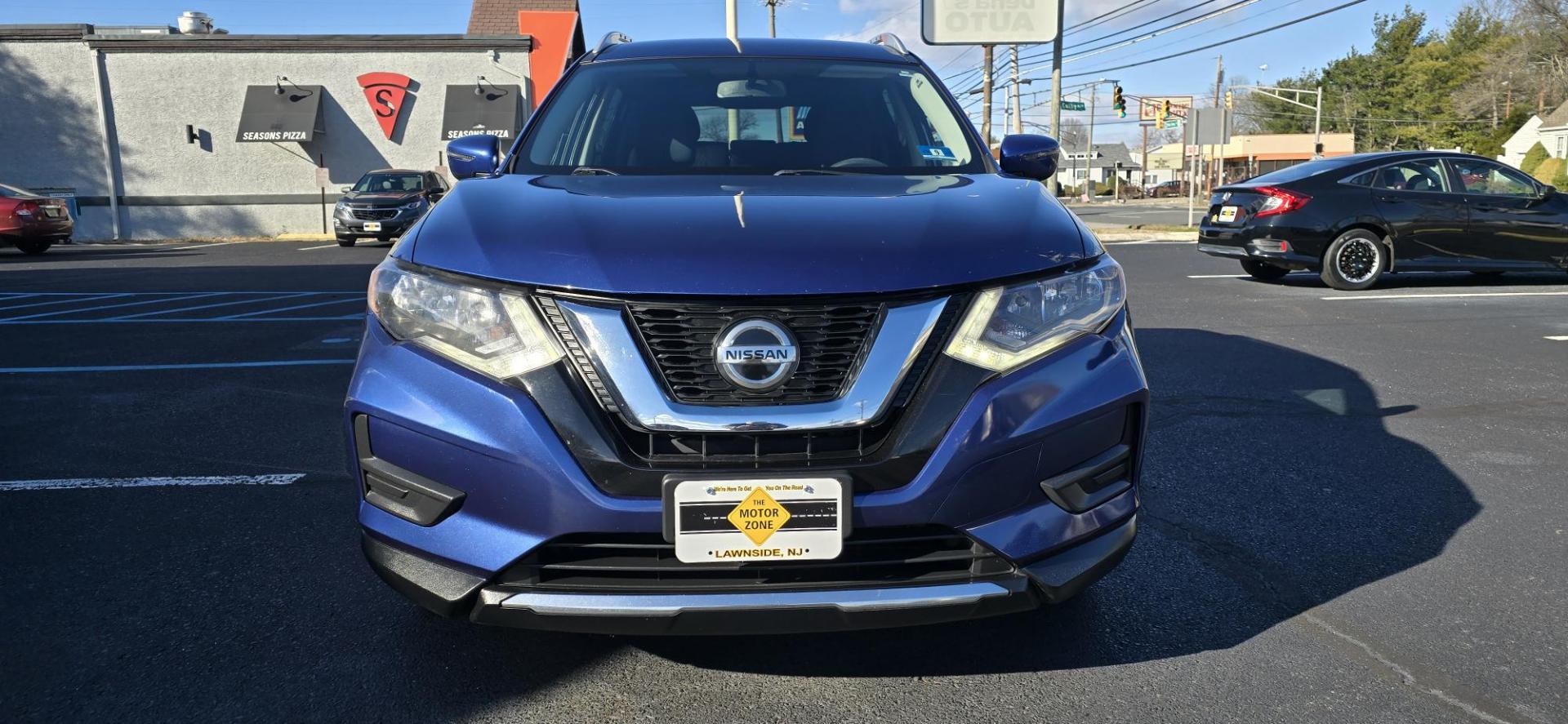 2018 Blue /Black Nissan Rogue S 2WD (KNMAT2MT9JP) with an 2.5L L4 DOHC 16V engine, CVT transmission, located at 1010 N White Horse Pike, Stratford, NJ, 08084, (856) 262-9500, 39.838921, -75.011497 - Photo#4