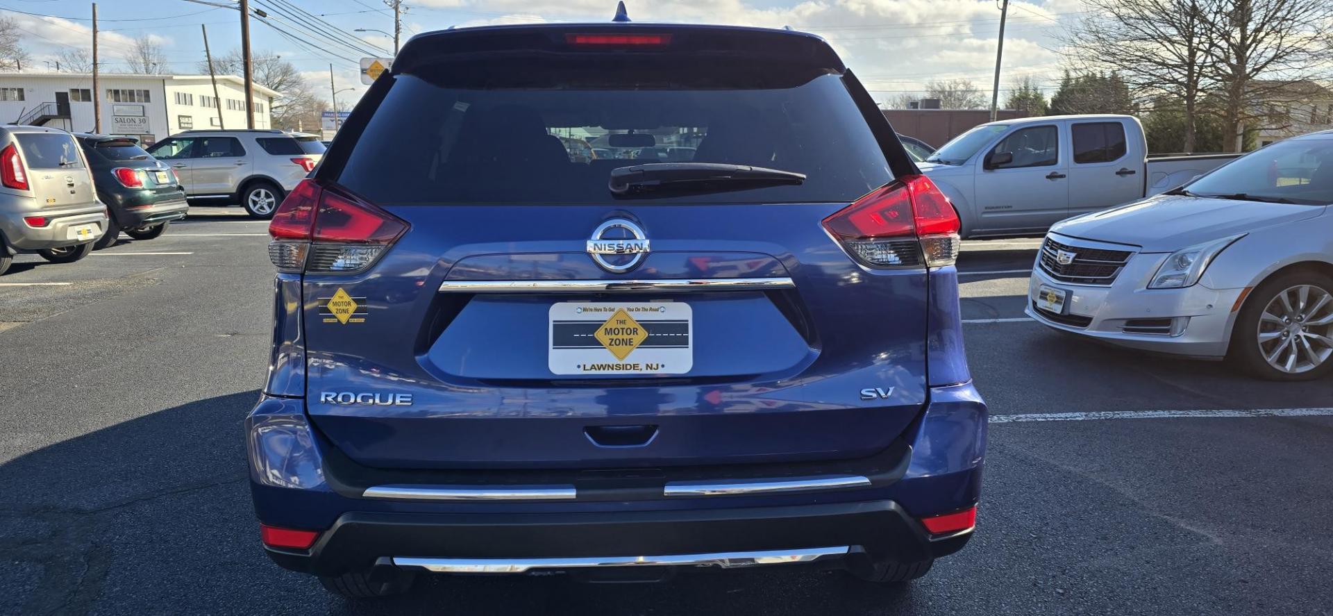 2018 Blue /Black Nissan Rogue S 2WD (KNMAT2MT9JP) with an 2.5L L4 DOHC 16V engine, CVT transmission, located at 1010 N White Horse Pike, Stratford, NJ, 08084, (856) 262-9500, 39.838921, -75.011497 - Photo#5