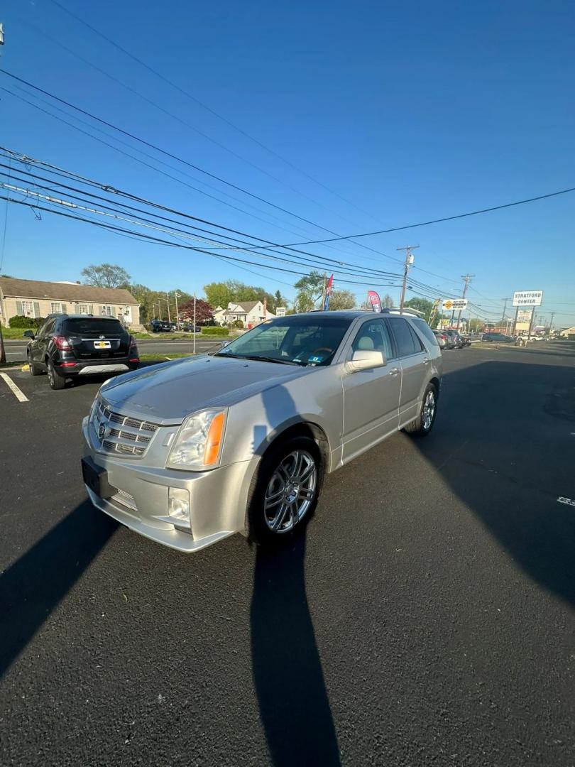 2008 Silver /Tan Cadillac SRX V6 AWD (1GYEE437880) with an 3.6L V6 OHV 24V engine, 5-Speed Automatic Overdrive transmission, located at 1010 N White Horse Pike, Stratford, NJ, 08084, (856) 262-9500, 39.838921, -75.011497 - Photo#0