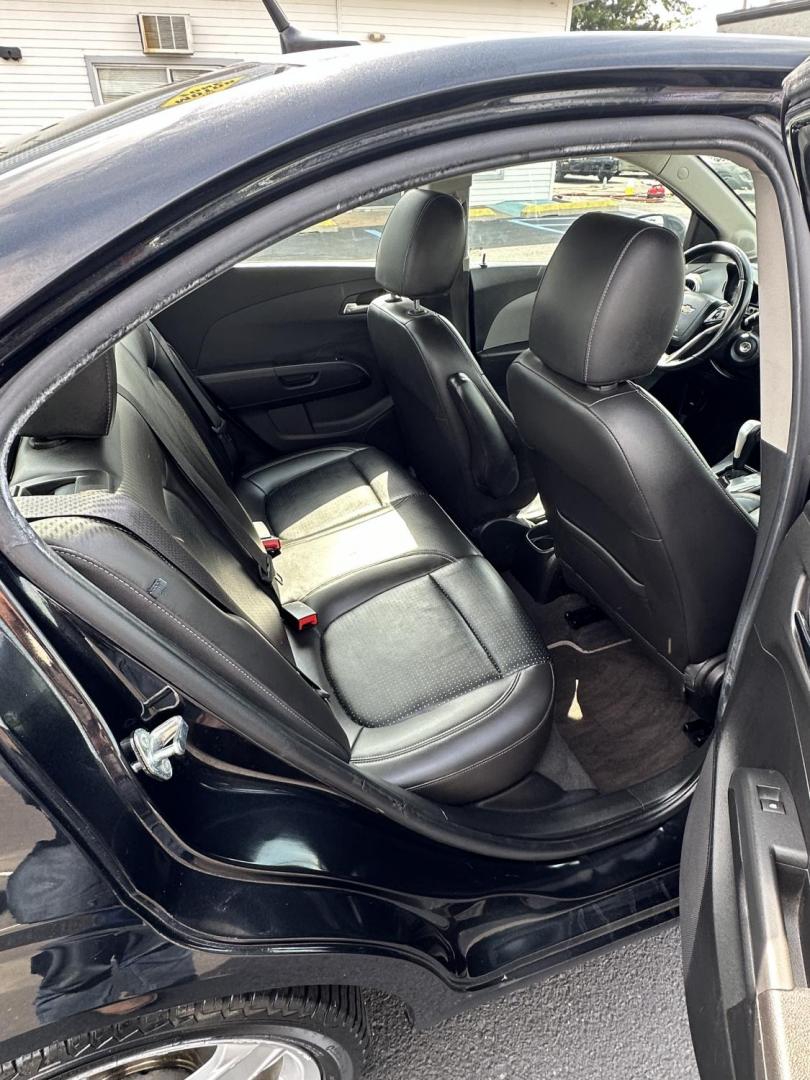 2014 Black /Black Chevrolet Sonic LTZ Auto Sedan (1G1JE5SB8E4) with an 1.4L L4 DOHC 24V TURBO engine, 6-Speed Automatic transmission, located at 1010 N White Horse Pike, Stratford, NJ, 08084, (856) 262-9500, 39.838921, -75.011497 - Photo#7