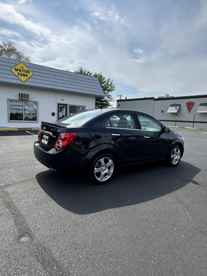 2014 Black /Black Chevrolet Sonic LTZ Auto Sedan (1G1JE5SB8E4) with an 1.4L L4 DOHC 24V TURBO engine, 6-Speed Automatic transmission, located at 1010 N White Horse Pike, Stratford, NJ, 08084, (856) 262-9500, 39.838921, -75.011497 - Photo#3