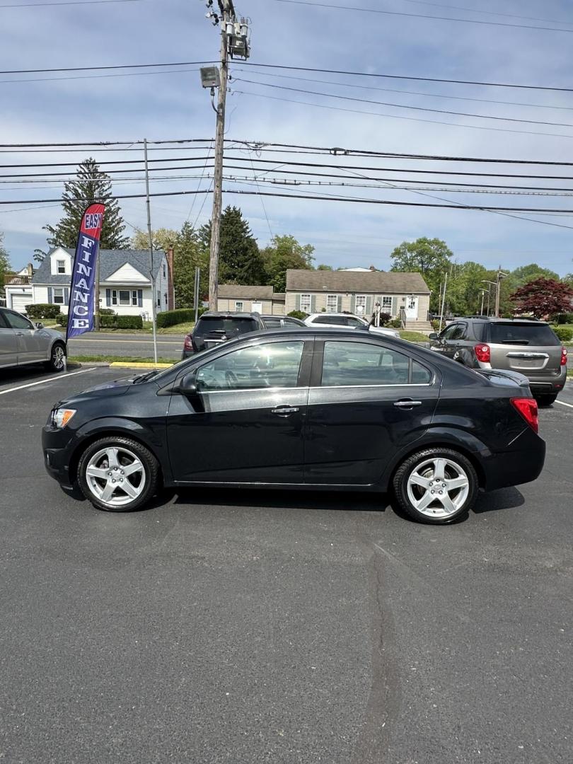2014 Black /Black Chevrolet Sonic LTZ Auto Sedan (1G1JE5SB8E4) with an 1.4L L4 DOHC 24V TURBO engine, 6-Speed Automatic transmission, located at 1010 N White Horse Pike, Stratford, NJ, 08084, (856) 262-9500, 39.838921, -75.011497 - Photo#4