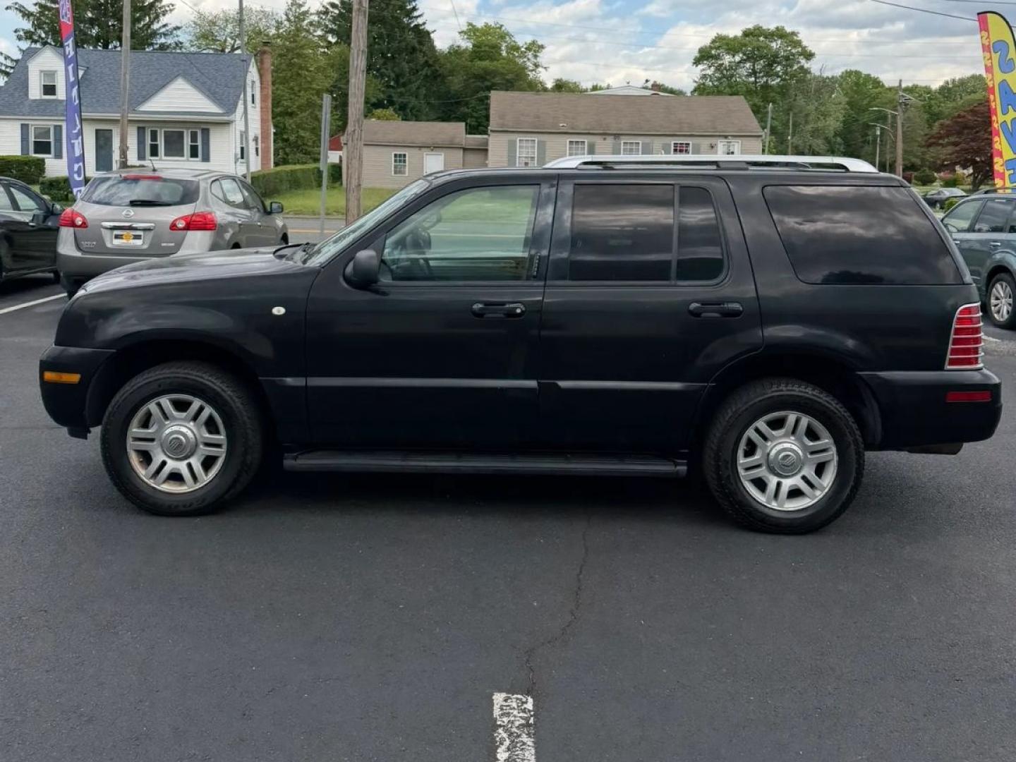 2004 Black /Black Mercury Mountaineer Convenience 4.0L AWD (4M2DU86E64Z) with an 4.0L V6 SOHC 12V engine, 5-Speed Automatic transmission, located at 1010 N White Horse Pike, Stratford, NJ, 08084, (856) 262-9500, 39.838921, -75.011497 - Photo#1