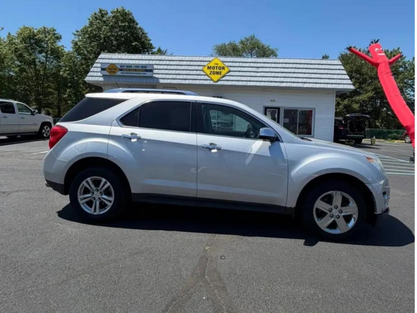 2014 White /Tan Chevrolet Equinox LTZ AWD (2GNFLHE38E6) with an 3.6L V6 DOHC 24V engine, 6-Speed Automatic transmission, located at 1010 N White Horse Pike, Stratford, NJ, 08084, (856) 262-9500, 39.838921, -75.011497- Photo#2