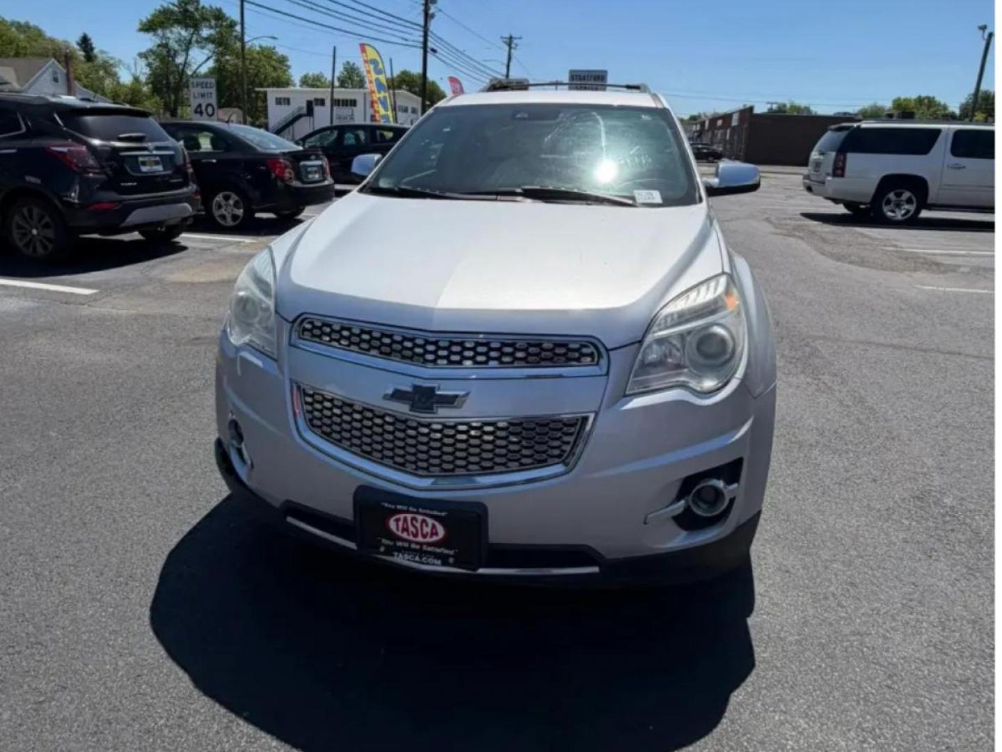 2014 White /Tan Chevrolet Equinox LTZ AWD (2GNFLHE38E6) with an 3.6L V6 DOHC 24V engine, 6-Speed Automatic transmission, located at 1010 N White Horse Pike, Stratford, NJ, 08084, (856) 262-9500, 39.838921, -75.011497- Photo#1