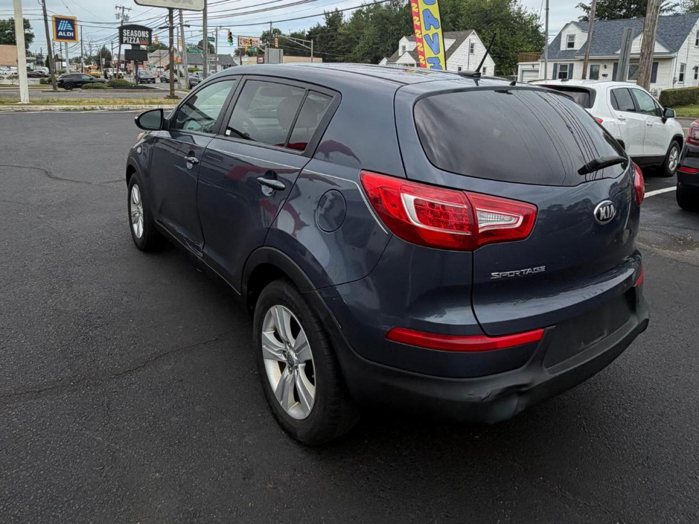 2013 Blue Kia Sportage LX FWD (KNDPB3A25D7) with an 2.4L V6 DOHC 24V engine, 6-Speed Automatic transmission, located at 1010 N White Horse Pike, Stratford, NJ, 08084, (856) 262-9500, 39.838921, -75.011497- Photo#4
