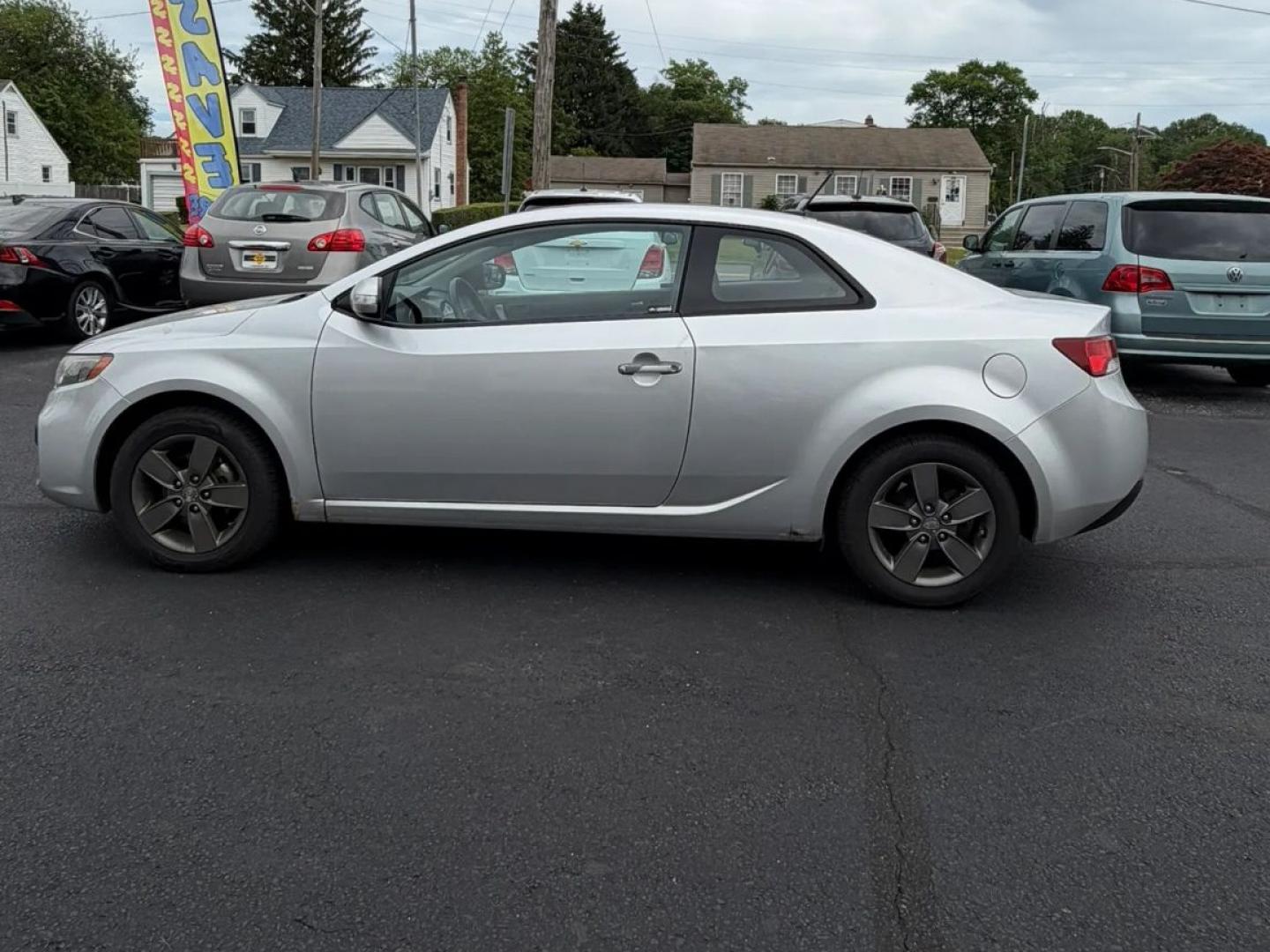 2010 Silver Kia Forte Koup EX (KNAFU6A21A5) with an 2.0L L4 DOHC 16V engine, located at 1010 N White Horse Pike, Stratford, NJ, 08084, (856) 262-9500, 39.838921, -75.011497- Photo#1