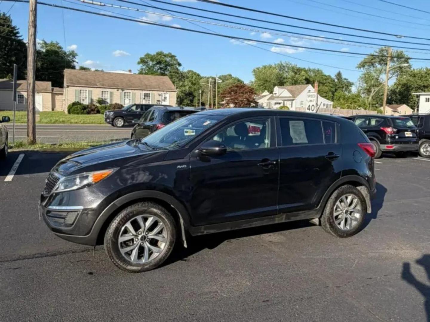 2016 Black /Black Kia Sportage LX AWD (KNDPBCAC1G7) with an 2.4L V6 DOHC 24V engine, 6-Speed Automatic transmission, located at 1010 N White Horse Pike, Stratford, NJ, 08084, (856) 262-9500, 39.838921, -75.011497- Photo#1
