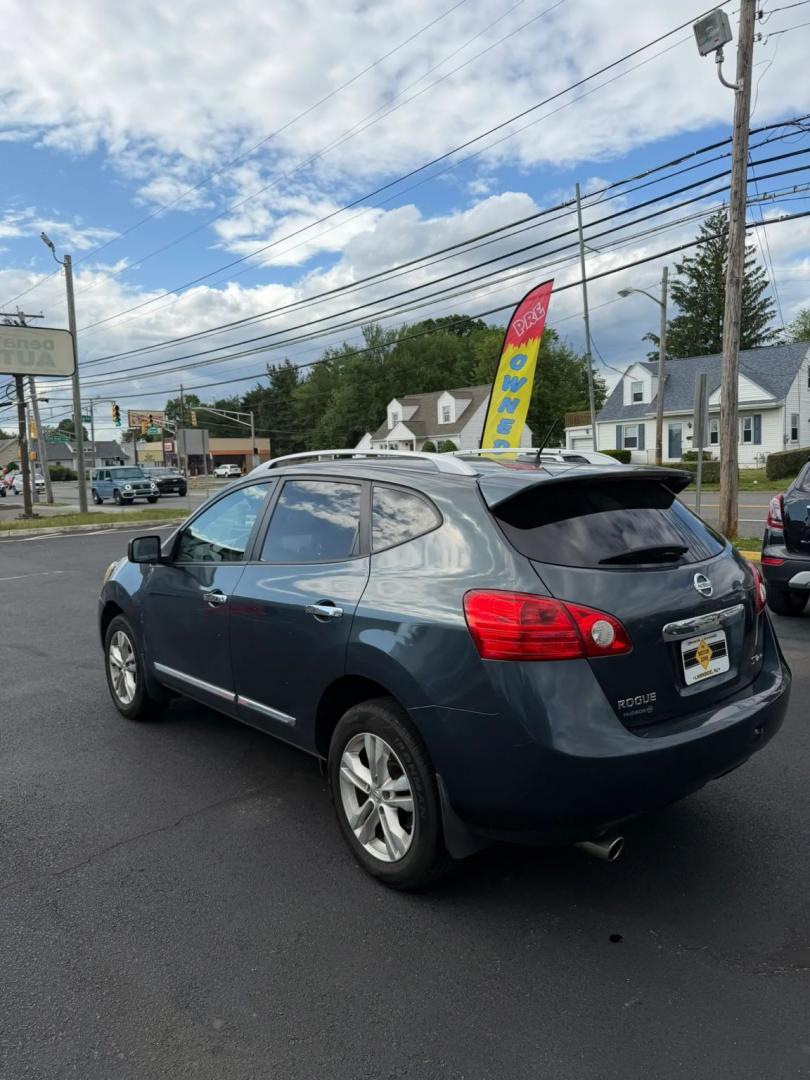 2013 Blue /Black Nissan Rogue S AWD (JN8AS5MVXDW) with an 2.5L L4 DOHC 16V engine, Continuously Variable Transmission transmission, located at 1010 N White Horse Pike, Stratford, NJ, 08084, (856) 262-9500, 39.838921, -75.011497 - Photo#2