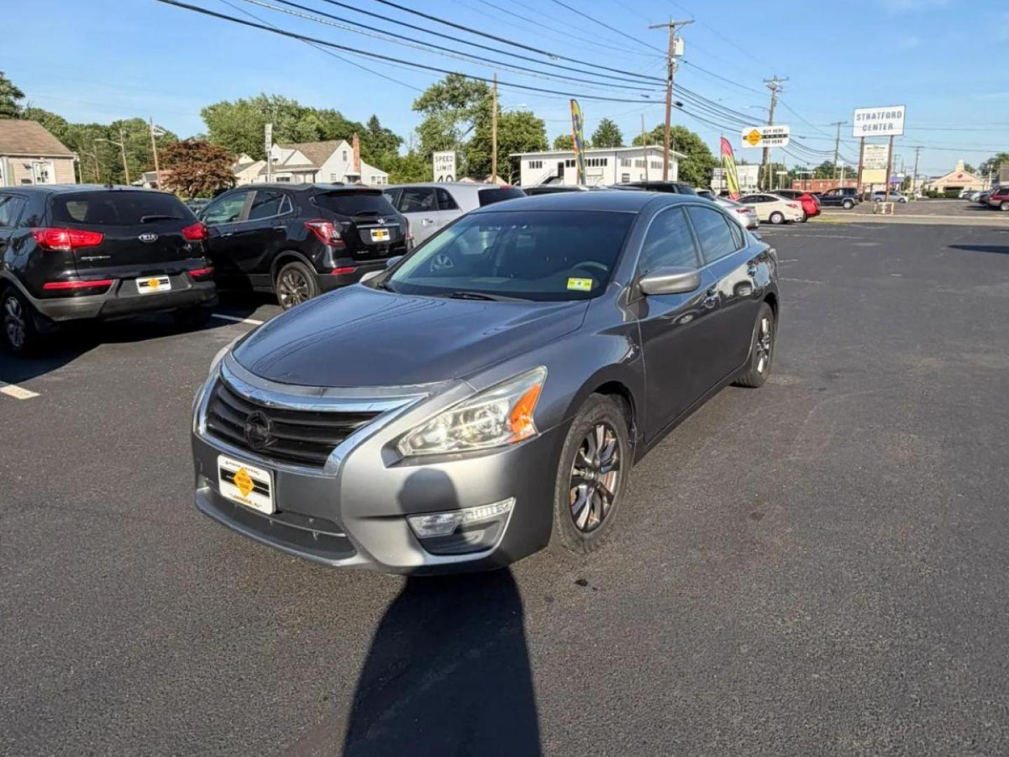 2015 Silver /Black Nissan Altima 2.5 S (1N4AL3AP5FC) with an 2.5L L4 DOHC 16V engine, Continuously Variable Transmission transmission, located at 1010 N White Horse Pike, Stratford, NJ, 08084, (856) 262-9500, 39.838921, -75.011497 - Photo#0