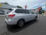 2013 White /Black Nissan Pathfinder LE 2WD (5N1AR2MN3DC) with an 3.5L V6 DOHC 24V engine, Continuously Variable Transmission transmission, located at 1010 N White Horse Pike, Stratford, NJ, 08084, (856) 262-9500, 39.838921, -75.011497- Photo#3