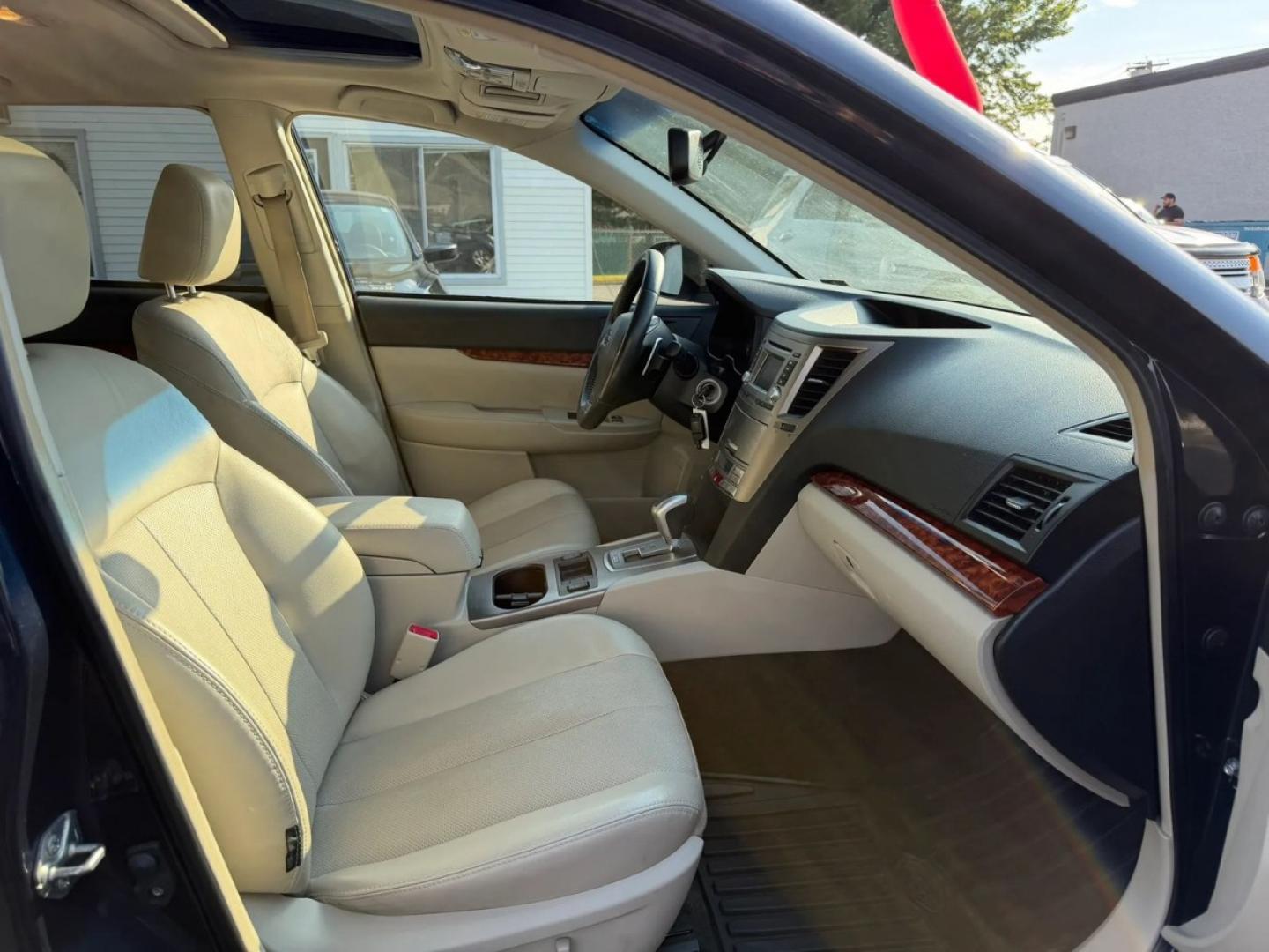 2012 Black /Beige Subaru Outback 2.5i Limited (4S4BRCKC7C3) with an 2.5L H4 DOHC 16V engine, located at 1010 N White Horse Pike, Stratford, NJ, 08084, (856) 262-9500, 39.838921, -75.011497- Photo#6