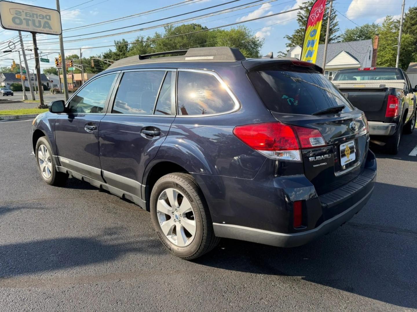 2012 Black /Beige Subaru Outback 2.5i Limited (4S4BRCKC7C3) with an 2.5L H4 DOHC 16V engine, located at 1010 N White Horse Pike, Stratford, NJ, 08084, (856) 262-9500, 39.838921, -75.011497- Photo#3