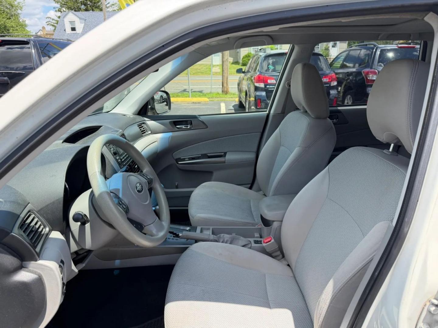 2012 White /Gray Subaru Forester 2.5X Premium (JF2SHADC9CH) with an 2.5L H4 SOHC 16V engine, 4-Speed Automatic transmission, located at 1010 N White Horse Pike, Stratford, NJ, 08084, (856) 262-9500, 39.838921, -75.011497- Photo#7
