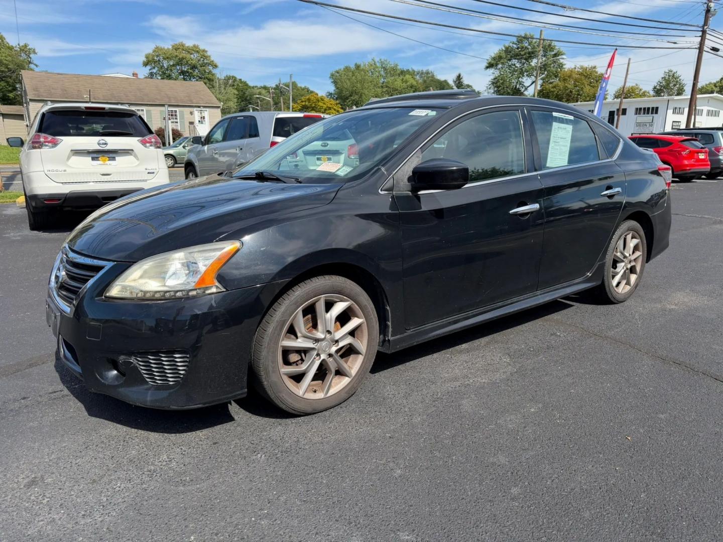2014 Nissan Sentra SR (3N1AB7AP3EL) with an 1.8L L4 SFI DOHC 16V engine, AUTOMATIC transmission, located at 1010 N White Horse Pike, Stratford, NJ, 08084, (856) 262-9500, 39.838921, -75.011497- Photo#6