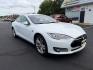 2014 White Tesla Model S Base (5YJSA1H19EF) with an ELECTRIC engine, 1A transmission, located at 1010 N White Horse Pike, Stratford, NJ, 08084, (856) 262-9500, 39.838921, -75.011497- Photo#9