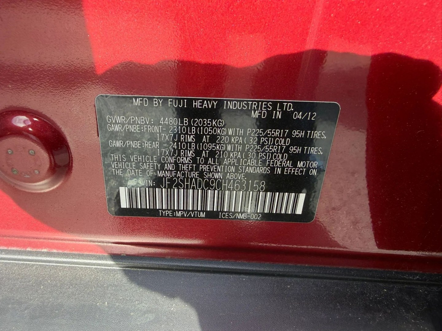 2012 Subaru Forester 2.5X Premium (JF2SHADC9CH) with an 2.5L H4 SOHC 16V engine, 4-Speed Automatic transmission, located at 1010 N White Horse Pike, Stratford, NJ, 08084, (856) 262-9500, 39.838921, -75.011497- Photo#17
