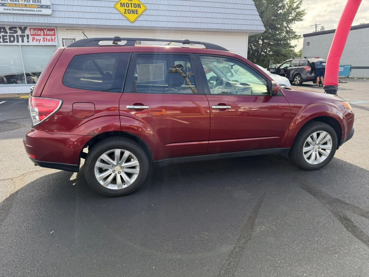 2012 Subaru Forester 2.5X Premium (JF2SHADC9CH) with an 2.5L H4 SOHC 16V engine, 4-Speed Automatic transmission, located at 1010 N White Horse Pike, Stratford, NJ, 08084, (856) 262-9500, 39.838921, -75.011497- Photo#1