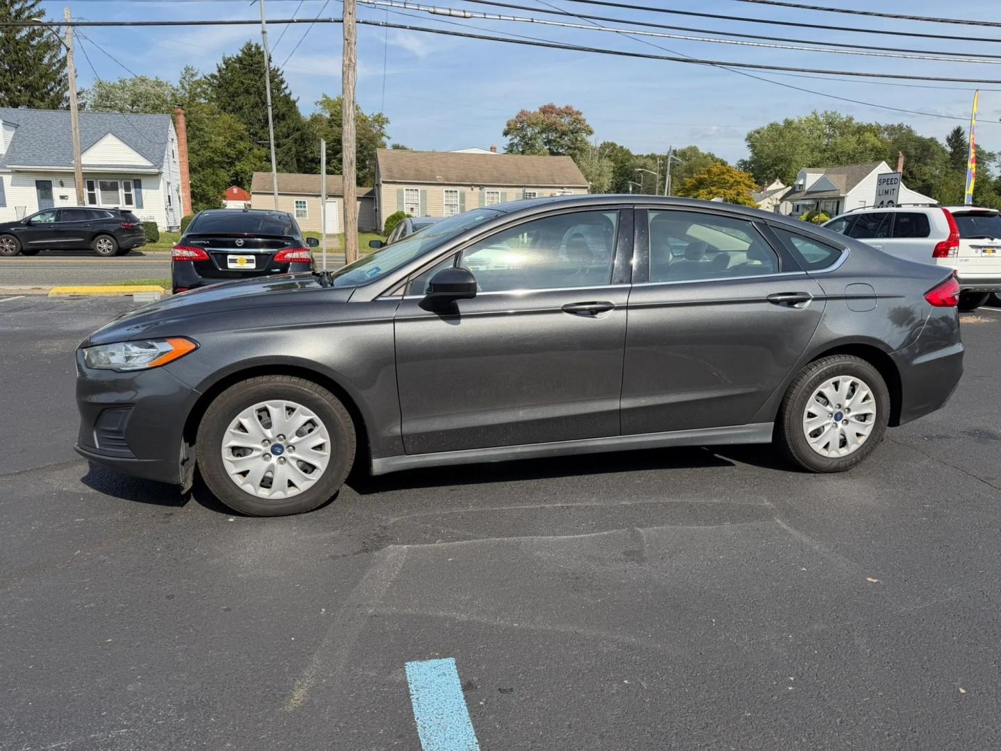 2020 Ford Fusion S (3FA6P0G77LR) with an 2.5L L4 DOHC 16V engine, 6A transmission, located at 1010 N White Horse Pike, Stratford, NJ, 08084, (856) 262-9500, 39.838921, -75.011497- Photo#6