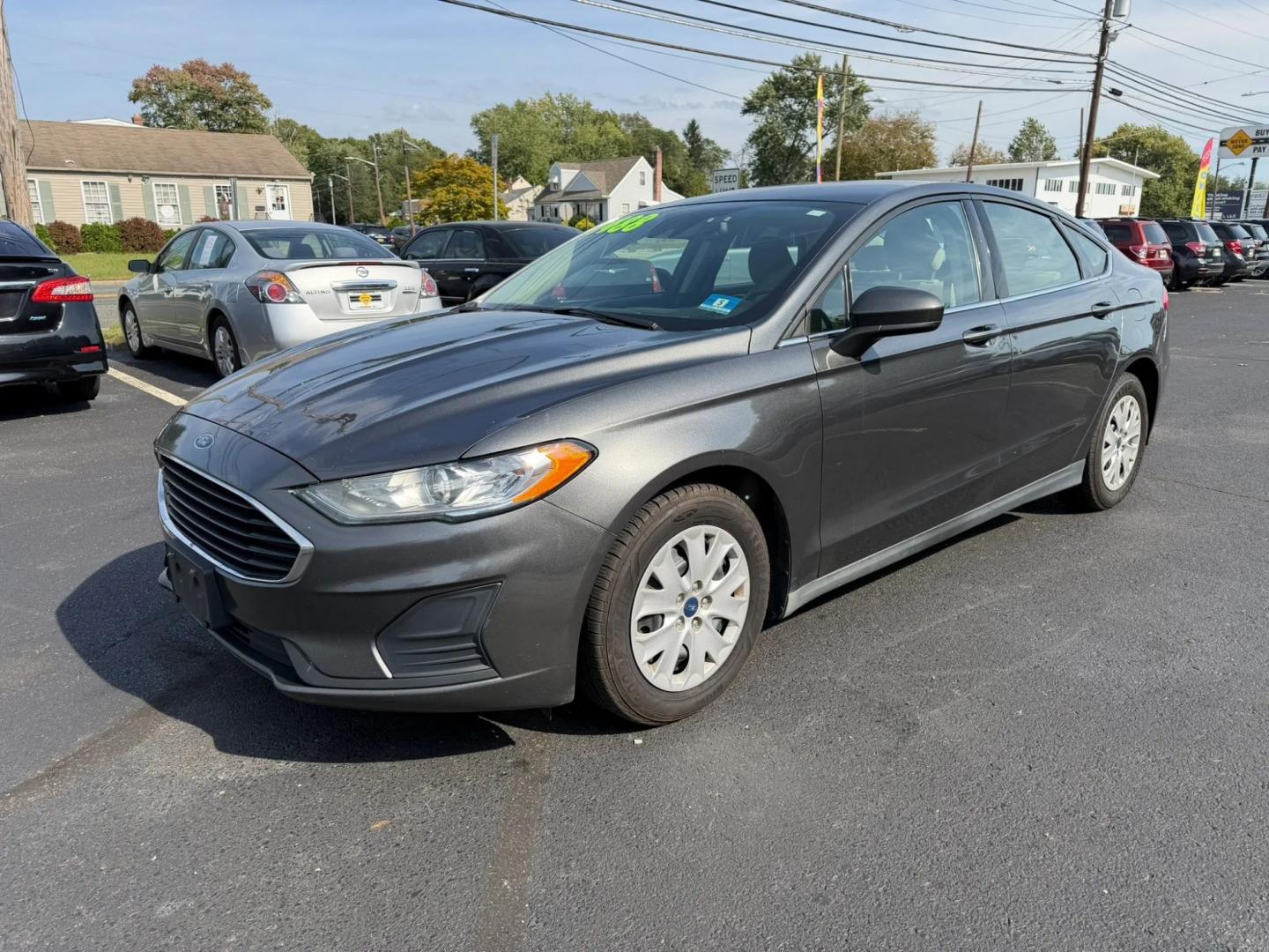 2020 Ford Fusion S (3FA6P0G77LR) with an 2.5L L4 DOHC 16V engine, 6A transmission, located at 1010 N White Horse Pike, Stratford, NJ, 08084, (856) 262-9500, 39.838921, -75.011497- Photo#7